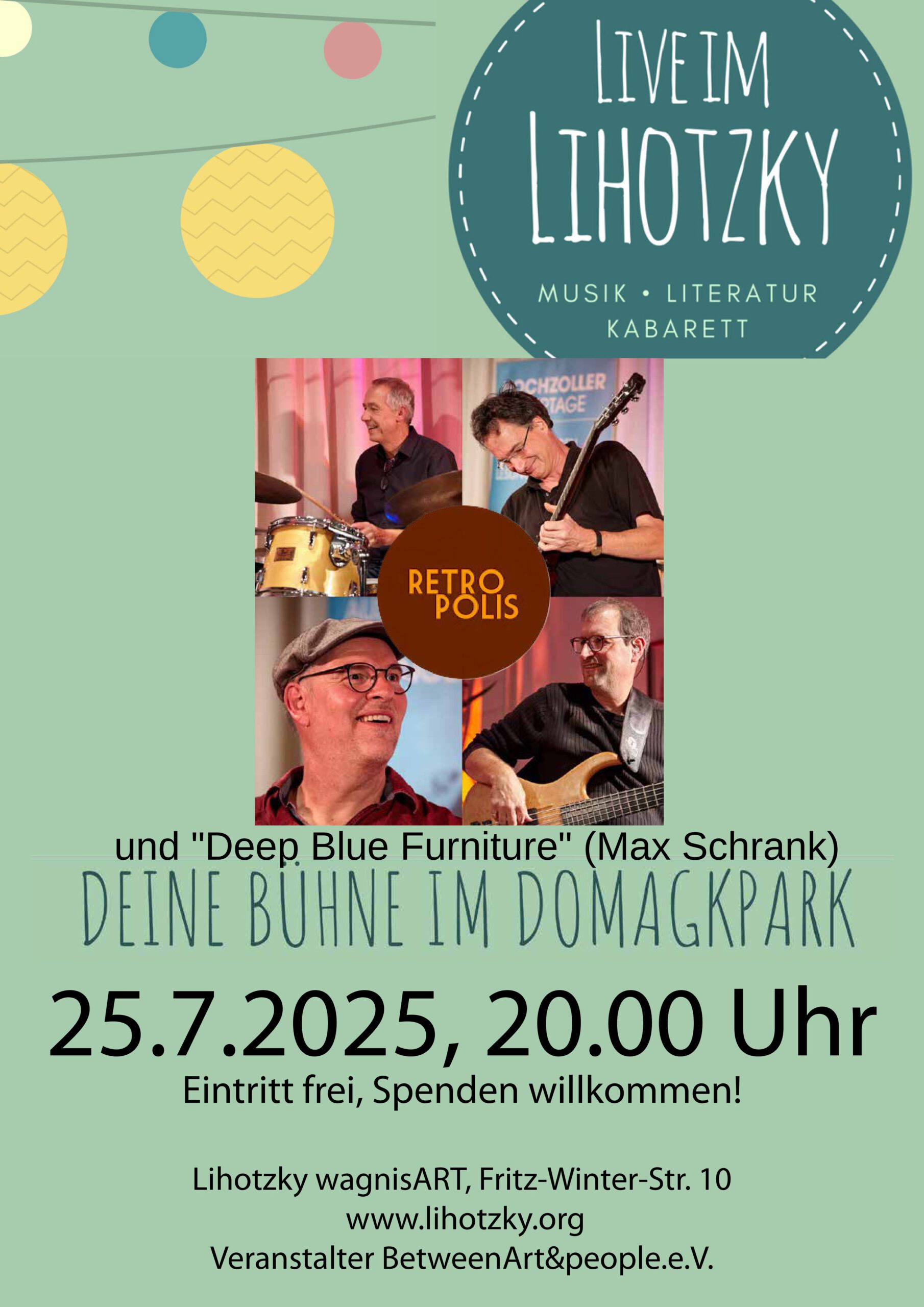 Live im Lihotzky 25.07.25