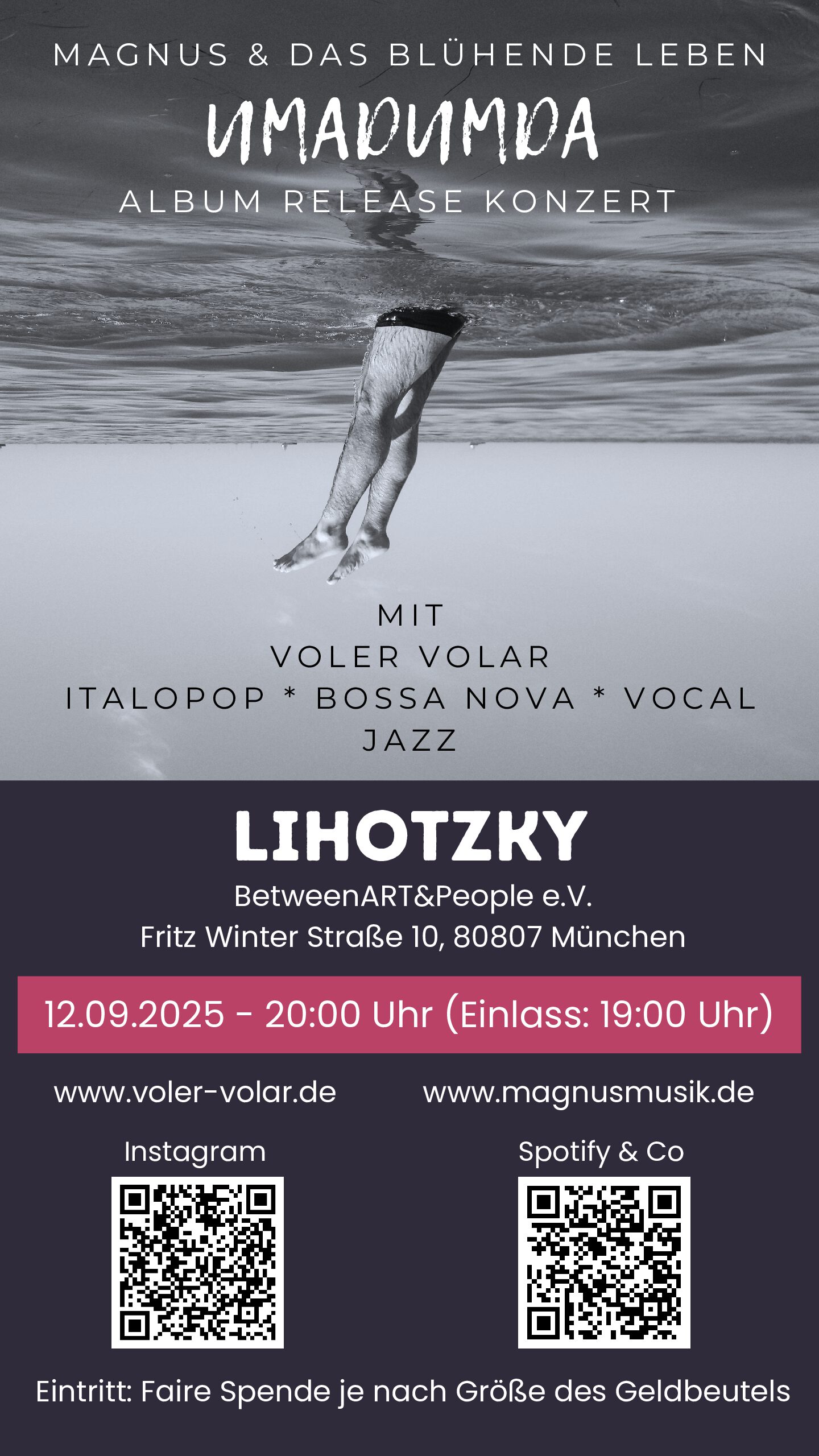 Voler Volar und Magnus & das blühende Leben live